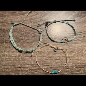 Three Pura Vida Bracelets